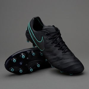 Nike Legend VI AG - Mens Soccer Cleats - Artificial Grass - Black/Hyper Turqouise