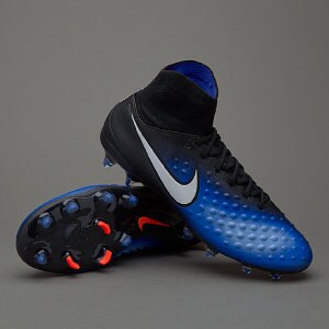 Nike Orden II FG - Mens Boots - Ground - Black/White/Paramount Blue
