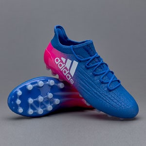 adidas X 16.1 AG -Botas de artificial- Azul/Blanco/Rosa Shock | Pro:Direct Soccer