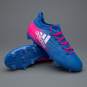 salade Beginner jacht adidas X 16.2 FG - Mens Soccer Cleats - Firm Ground - Blue/White/Shock Pink  