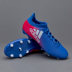 kindben kaste kanal adidas X 16.3 FG - Mens Soccer Cleats - Firm Ground - Blue/White/Shock Pink  