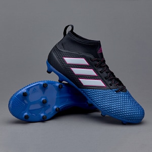 adidas ACE 17.3 Primemesh FG - Mens Soccer Cleats - Ground - Black/White/Blue
