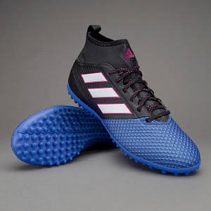 Luminancia Zapatos antideslizantes Acerca de la configuración adidas ACE 17.3 Primemesh TF - Mens Soccer Cleats - Turf Trainer - Core  Black/White/Blue 