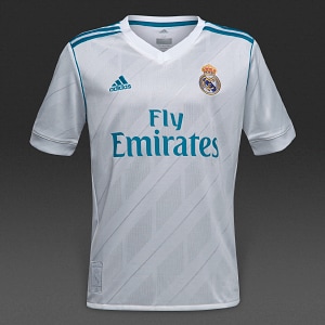 adidas Real Madrid 17/18 Youths Home Jersey - Boys Replica