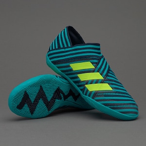 Botas de fútbol-adidas para niños Nemeziz Tango 17+ 360 IN - Tinta Oscura/Amarillo Solar/Azul Energía | Pro:Direct Soccer