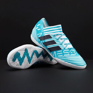 adidas Nemeziz Messi Tango 17.3 IN Mens Boots Indoor BY2416 White Legend Ink Energy Blue