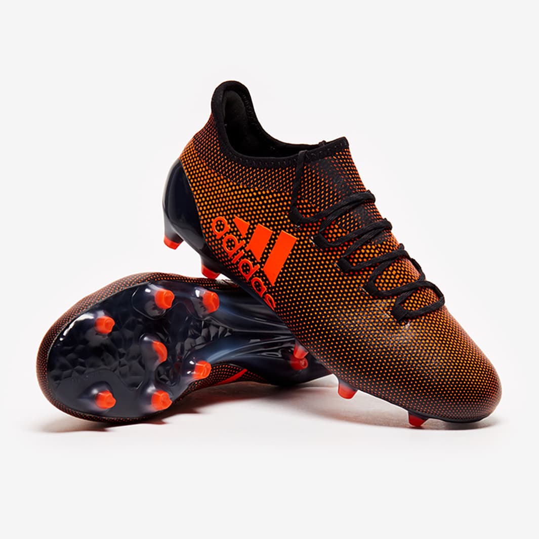 adidas 17.1 Boots - Firm Ground - S82288 - Core Black/Solar Red/Solar Orange