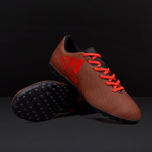 エックス 17.1 adidas X 17.1 FG (Black/Solar Red) - Soccer Wearhouse