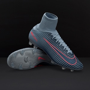 Botas de futbol-Nike Mercurial Veloce III DF FG - Claro/Azul Marino Pro:Direct Soccer