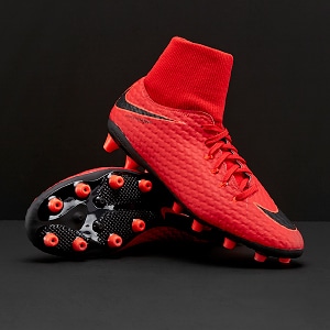 legumbres resbalón loto Botas de fútbol - Nike Hypervenom Phelon 3 DF AG-Pro - Rojo/Negro/Crimson -  917763-616 | Pro:Direct Soccer