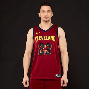 NIKE CANOTTA LEBRON JAMES ICON EDITION SWINGMAN JERSEY (CLEVELAND  CAVALIERS), NIKE-864467-677-17609