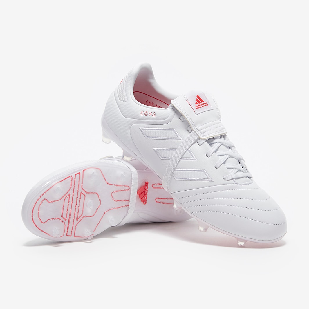 adidas Copa Gloro 17 FG - White/White/Real Coral - Mens Soccer - Firm Ground - AH2327