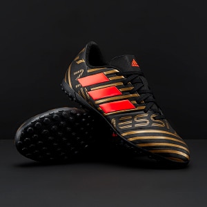 Interpretación Comenzar Húmedo Botas de fútbol - adidas Nemeziz Messi Tango 17.4 TF - Negro/Rojo/Dorado -  CP9070 | Pro:Direct Soccer