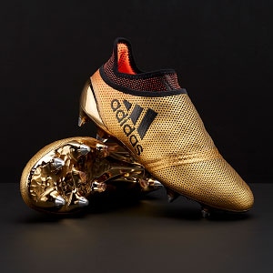 adidas X 17+ SG - Mens Boots - Ground - CP9130 - Tactile Gold Metallic/Core Red Pro:Direct Soccer
