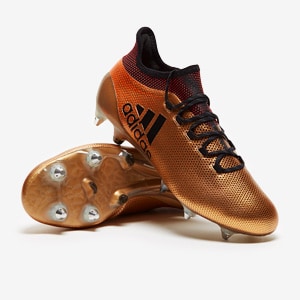 Botas de adidas X 17.1 SG - Dorado/Negro/Rojo - CP9170 | Pro:Direct Soccer