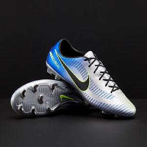 Botas de fútbol - Césped firme - Nike Mercurial Veloce III Neymar FG - Azul/Negro/Cromado/Amarillo Volt - 921505-407 | Pro:Direct Soccer