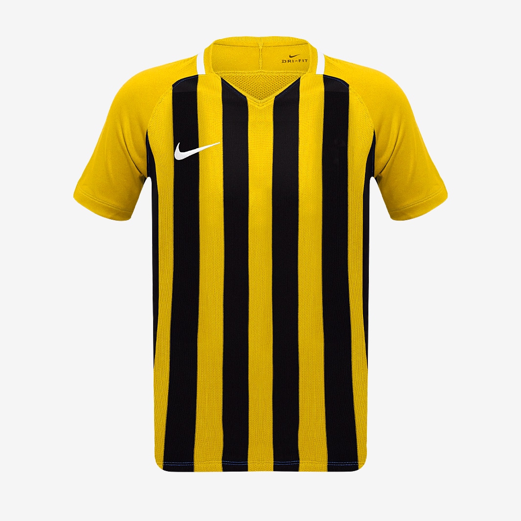 Nike Boys Striped Division LS Jersey University Gold/Black/White