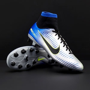 Botas de fútbol - Césped artificial - Nike Mercurial Victory DF Neymar AG-Pro - Azul/Negro/Cromado/Amarillo Volt - 921503-407 | Pro:Direct Soccer