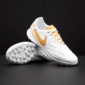 Nike Lunar LegendX 7 Pro Ronaldinho10 TF White Mens Soccer Cleats Turf Trainer