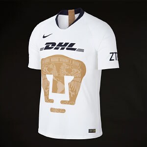 Nike Pumas UNAM 2018/19 Home Dry Match Jersey SS - White/Truly
