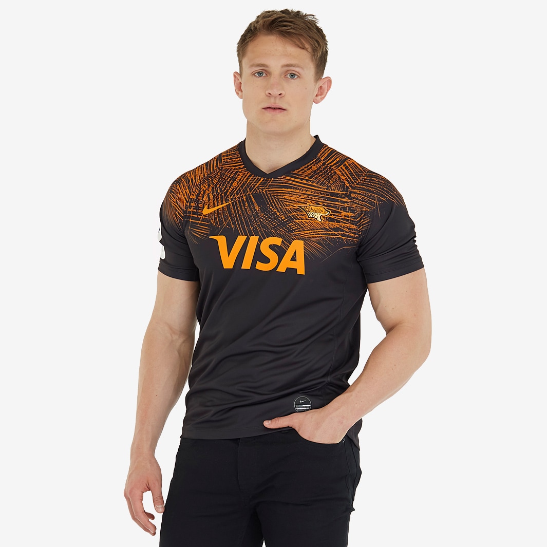 Menos que Desobediencia submarino Rugby - NIKE Jaguares 18/19 Replica Home Jersey - Black - Shirts |  Pro:Direct Rugby