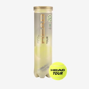 HEAD Tour Tennis Balls - 4 Ball Tube | Pro:Direct Tennis