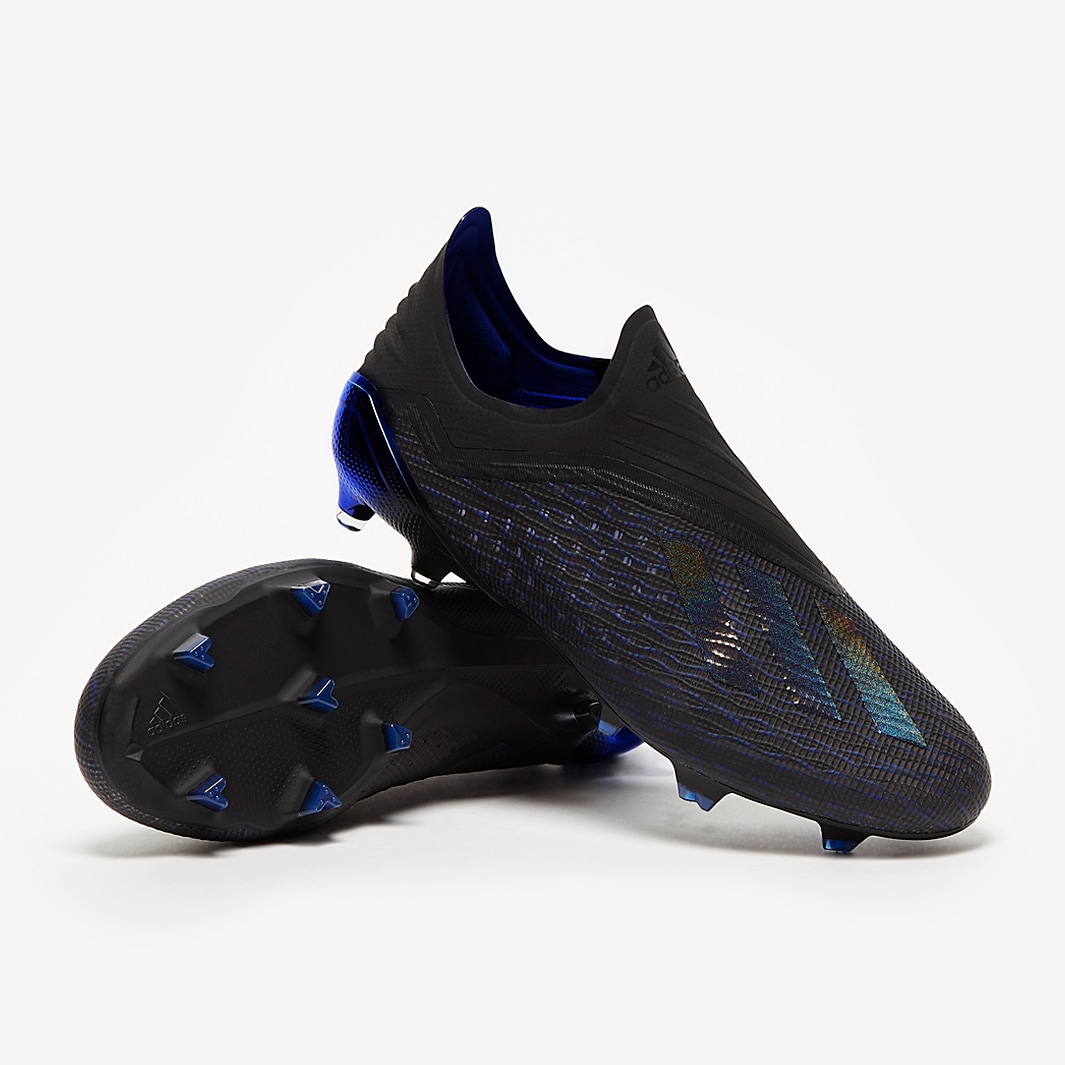 ironía Ganar Atticus adidas X 18+ FG - Core Black/Bold Blue - Firm Ground - Mens Soccer Cleats 