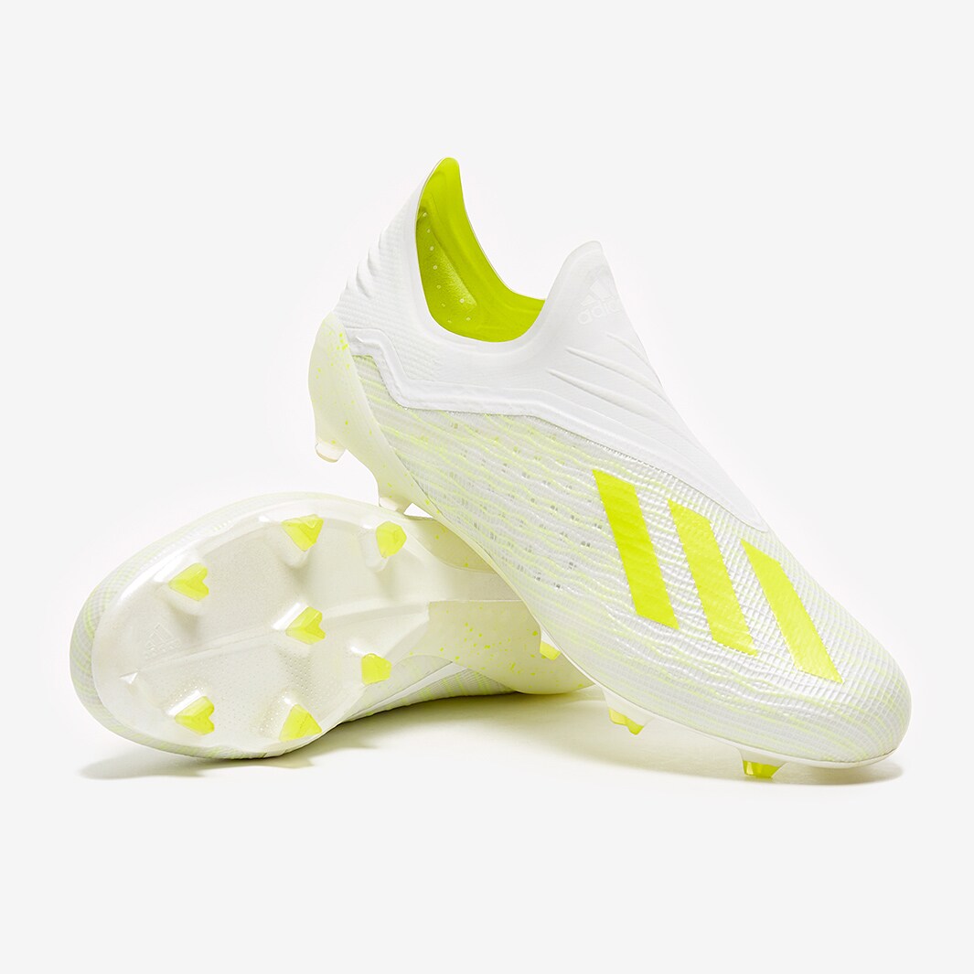 Adidas x 18.1 white and yellow on sale