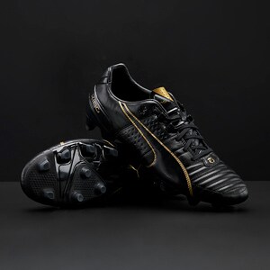 Puma King II FG - Black/Black/Gold - Mens Boots - Firm Ground | Pro:Direct  Soccer