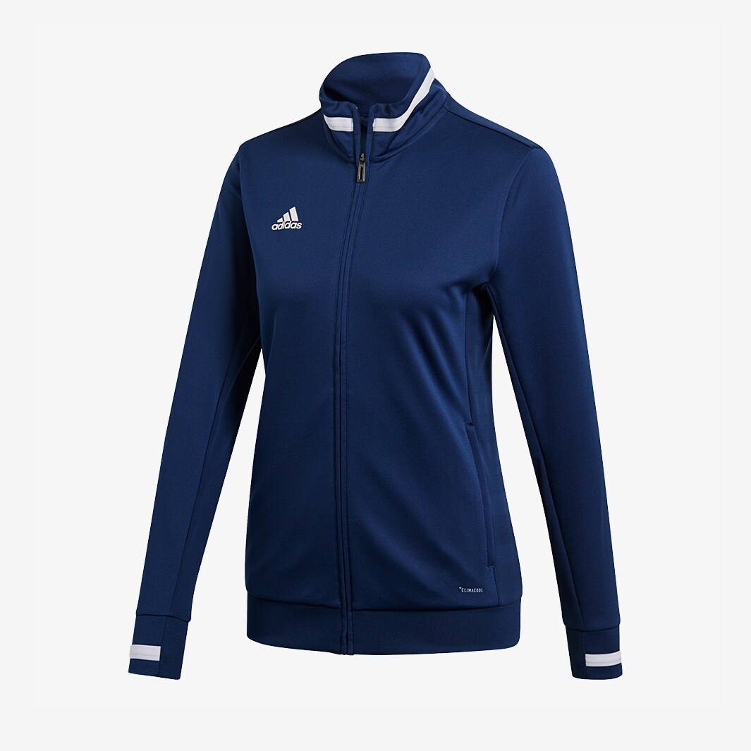 adidas T19 Womens Track Jacket Team Navy Blue/White Womens Football