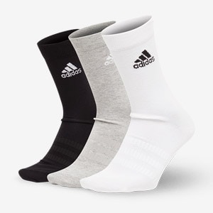 adidas Lightweight Crew Socks 3 Pack | Pro:Direct Soccer