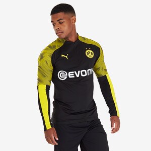 PumaBorussia Dortmund トレーニングウェアインポートLサイズ PUMA Borussia Dortmund Training Jersey Black/Cyber Yellow