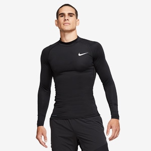 oxígeno freír Elegancia Camiseta técnica de manga larga Nike Pro Baselayer - Negro/Blanco-Ropa  técnica para hombre | Pro:Direct Soccer