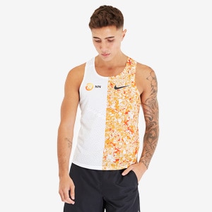 Nike Aeroswift Singlet - White - Mens Clothing | Pro:Direct