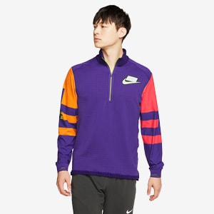 Nike Wild Run Midlayer Half Zip - Court Purple/Kumquat