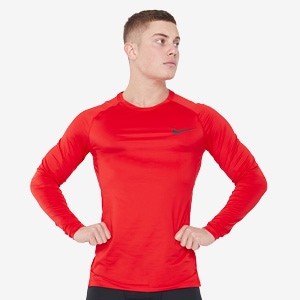 táctica Groseramente Traición Camiseta de Manga Larga Nike Pro - Rojo/Negro - Ropa Técnica | Pro:Direct  Soccer