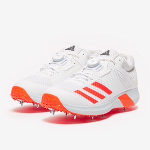 Vector Mid Cricket Spikes - White/ - Shoes Pro:Direct Cricket