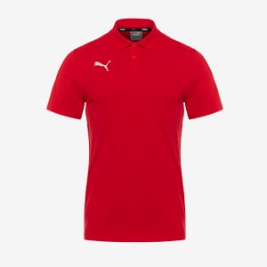 Puma Goal 23 Casuals Polo Shirt - Puma Red - Mens Football Teamwear