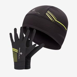 ron hill hat and glove set