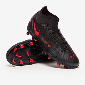 Nike Phantom GT サッカーシューズ 黒/赤 25.5 センチ NIKE ナイキ ファントムGT アカデミー DF TF(ブラック×レッド
