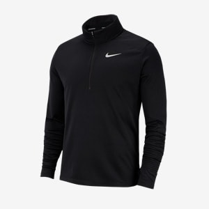 Camiseta Nike Pacer Half Cremallera - Negro/Negro/Reflectante | Pro:Direct Soccer