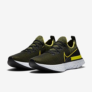 nike rise react flyknit yellow