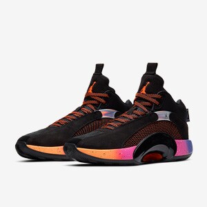 nike air jordan 35 sunset red zion williamson