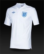 umbro England soccer uniform tee 在原みゆ紀 England Home 2010 Umbro Soccer Jersey Short Sleeve - White