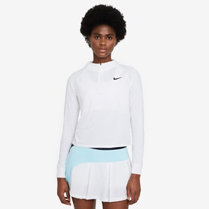 Nike Womens Court Dri-Fit Longsleeve 1/2 Zip Top | Pro:Direct Running