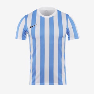 Nike Dri-FIT Striped Division IV SS Jersey - Royal Blue/Black/White Mens Football Teamwear | Pro:Direct Soccer