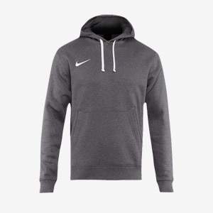 Nike Park 20 Fleeced Pullover Hoodie - Charcoal Heather/White