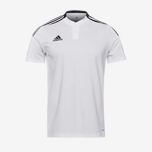 adidas Tiro 21 Polo Shirt - White - Mens Football Teamwear | Pro:Direct ...