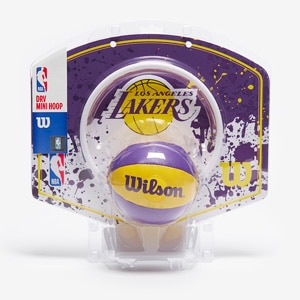 Wilson NBA Los Angeles Lakers Team Mini Hoop | Pro:Direct Basketball