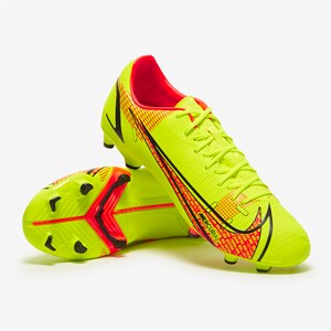 Nike Men's Mercurial Vapor 14 Academy FG/MG - Volt/Crimson